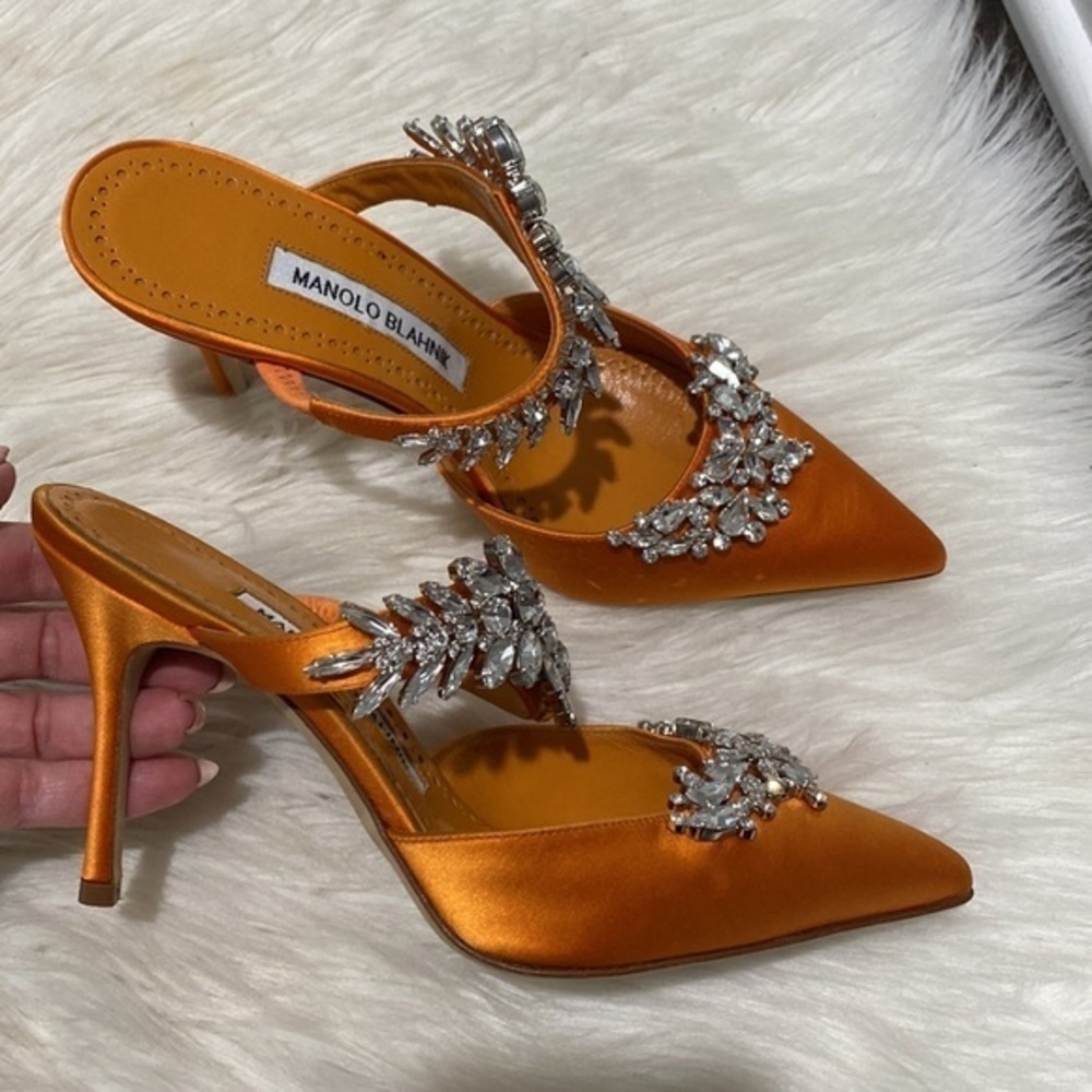 Manolo Blahnik Lurum mule size 36.5EU‎ - Picture 13 of 15